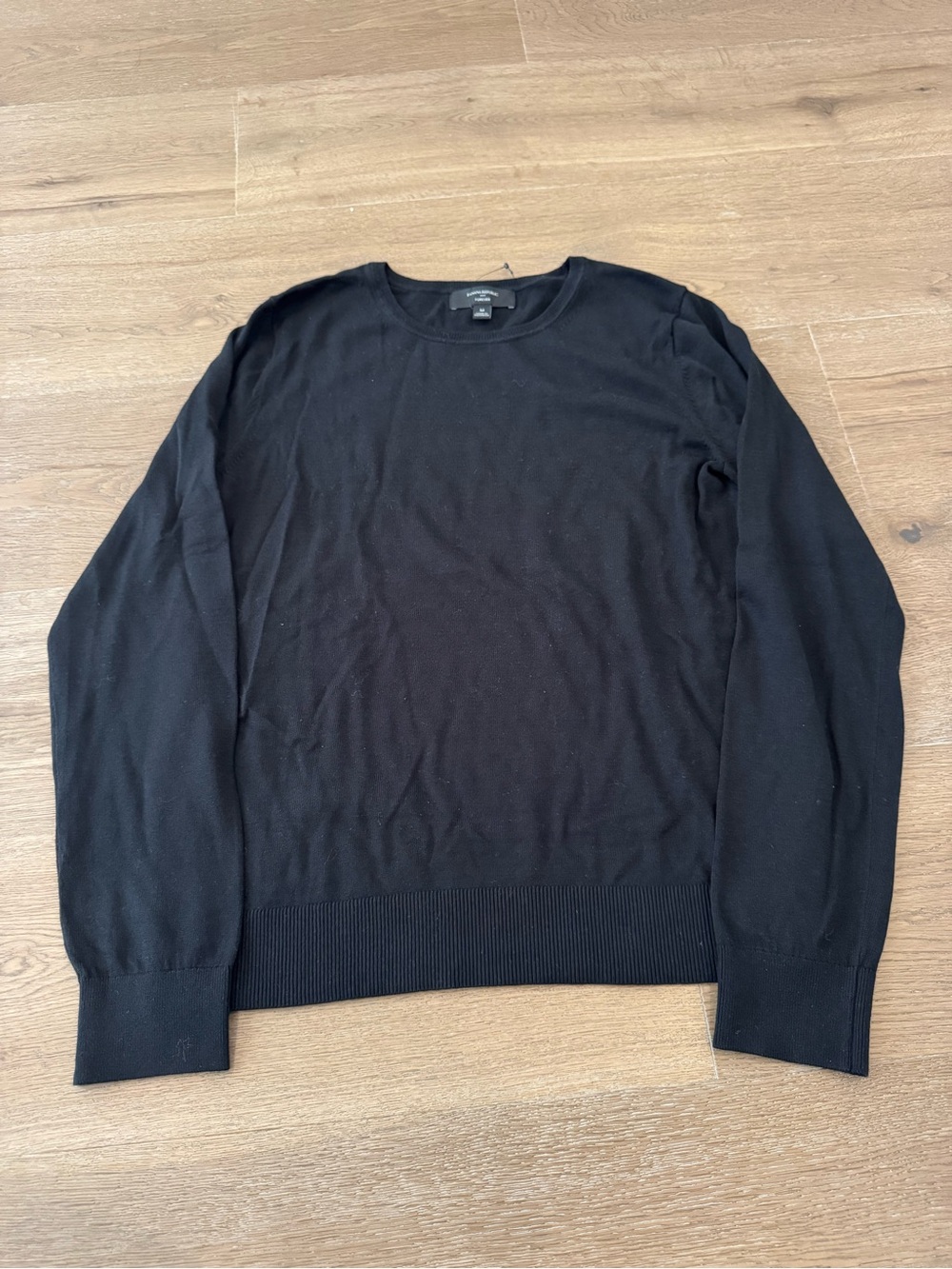Banana Republic Men’s Black Crewneck Sweater